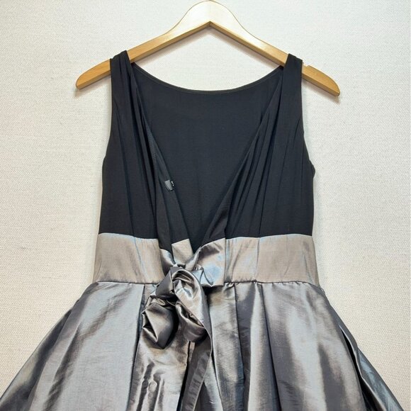 S.L. Fashions Womens Fit & Flare Party Dress Size 6 Black Metallic Sleeveless - Picture 10 of 13